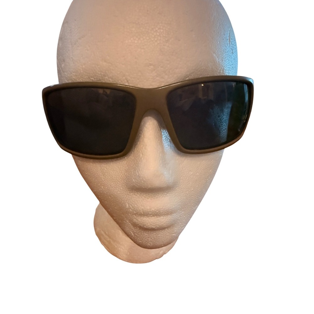Outdoor Torege Talos Mens Rectangular Sport Sunglasses Tan‎ Frame Dark Lens